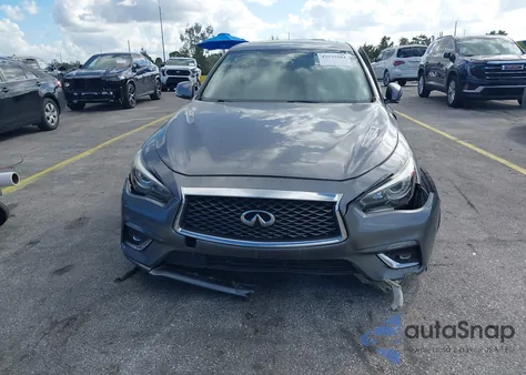 2019 Infiniti Q50 3.0T Luxe z USA, uszkodzony, nr VIN JN1EV7AP3KM543143